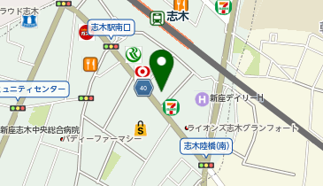 三井住友銀行 新座志木支店の地図画像