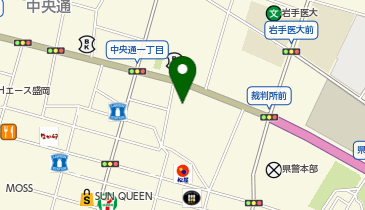 三井住友銀行 盛岡中央通ビル店の地図画像