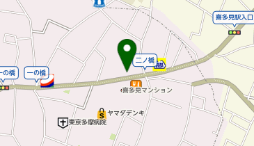 三井住友銀行 喜多見支店の地図画像