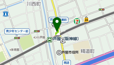 三井住友銀行 芦屋支店の地図画像