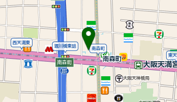 三井住友銀行 Olive LOUNGE 南森町店の地図画像