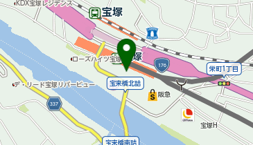 三井住友銀行 宝塚支店の地図画像