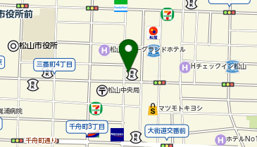 三井住友銀行 松山支店の地図画像