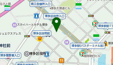 三井住友銀行 福岡支店の地図画像