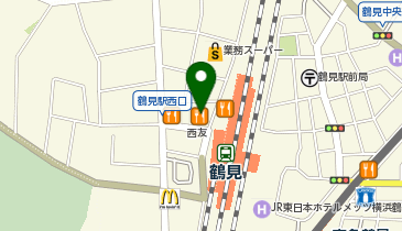 カラオケ コート・ダジュール 鶴見駅西口店の地図画像