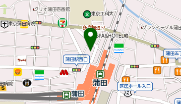 カラオケ コート・ダジュール 蒲田駅西口店の地図画像