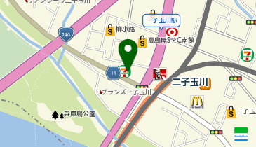 カラオケ コート・ダジュール 二子玉川駅前店の地図画像
