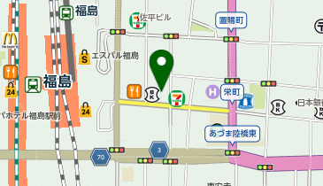 カラオケ コート・ダジュール 福島駅前店の地図画像