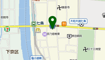 京都信用金庫(ATM) ファミリーマート京都七条本町店出張所の地図画像