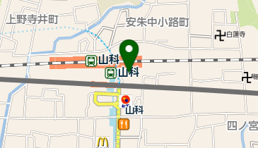 京都信用金庫(ATM) JR山科駅前出張所の地図画像