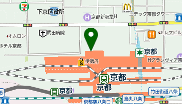 京都信用金庫(ATM) 京都駅出張所の地図画像