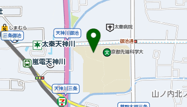 京都信用金庫(ATM) 京都先端科学大学 京都太秦キャンパス出張所の地図画像