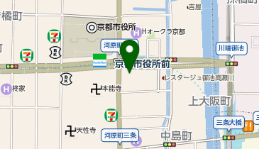 京都信用金庫 河原町支店の地図画像