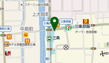 京都信用金庫(ATM) 京阪三条駅出張所の地図画像