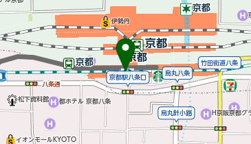 京都信用金庫(ATM) 京都駅八条口出張所の地図画像