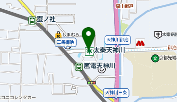 京都信用金庫(ATM) 地下鉄太秦天神川駅出張所の地図画像
