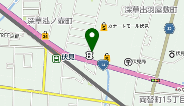 京都信用金庫 北伏見支店の地図画像