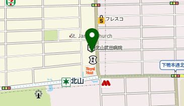 京都信用金庫 北山支店の地図画像