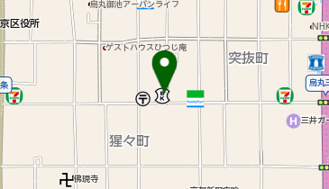 京都信用金庫 三条支店の地図画像