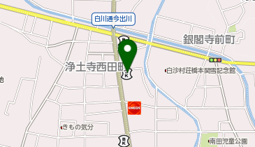 京都信用金庫 銀閣寺支店の地図画像