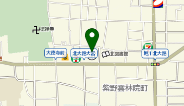 京都信用金庫 北大路支店の地図画像