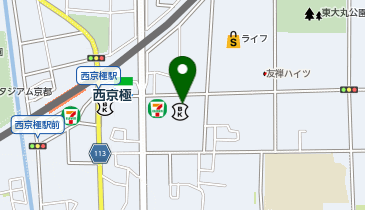 京都信用金庫 西京極支店の地図画像