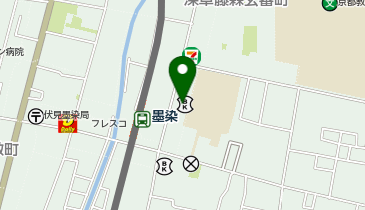 京都銀行 藤森支店の地図画像