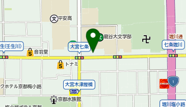 京都銀行 七条支店の地図画像