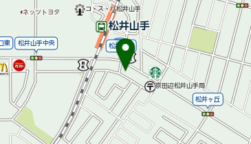 京都銀行 松井山手支店の地図画像