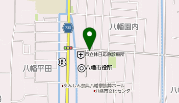 京都銀行(ATM) 八幡市役所の地図画像