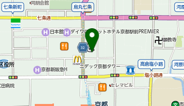 京都銀行 京都駅前支店の地図画像