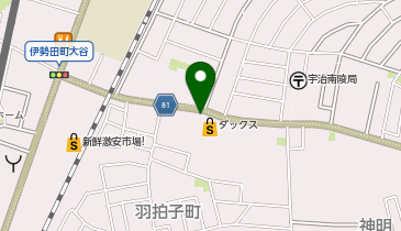 京都銀行(ATM) 宇治南陵町の地図画像