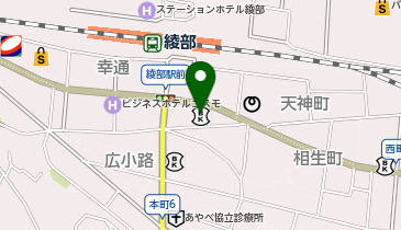 京都銀行 綾部支店の地図画像