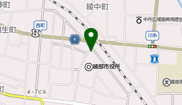 京都銀行(ATM) 綾部市役所の地図画像