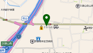 京都銀行(ATM) 久御山佐山の地図画像