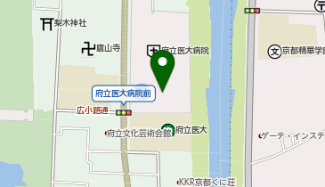 京都銀行(ATM) 京都府立医科大学病院の地図画像