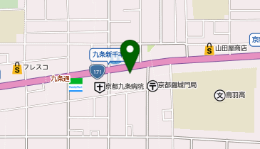京都銀行(ATM) 九条千本の地図画像