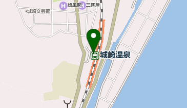 おみやげ街道城崎温泉改札口の地図画像