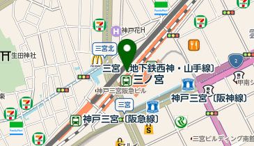 エキマルスイーツ三ノ宮店2店の地図画像