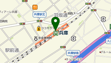 エキマル ア・ラ・モードJR兵庫駅店の地図画像