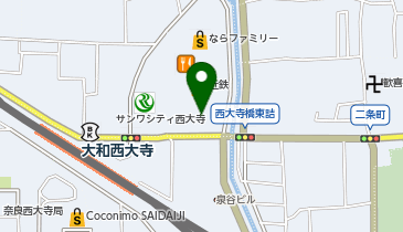 スターバックス コーヒー ならファミリー店の地図画像