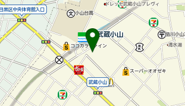 スターバックス コーヒー 武蔵小山店の地図画像