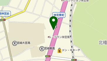 スターバックス コーヒー 宮崎神宮東店の地図画像