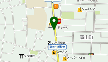 スターバックス コーヒー 八尾青山通り店の地図画像