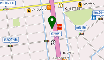 スターバックス コーヒー 福山南蔵王182号店の地図画像