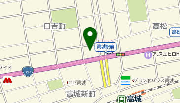 スターバックス コーヒー 大分高城店の地図画像