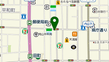 スターバックス コーヒー 岡山天満屋店の地図画像