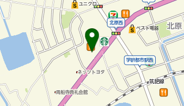 スターバックス コーヒー 福岡周船寺店の地図画像