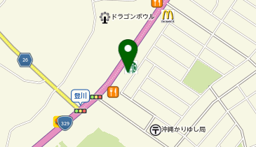スターバックス コーヒー 沖縄登川店の地図画像