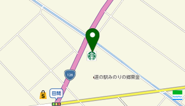 スターバックス コーヒー 道の駅みのりの郷東金店の地図画像
